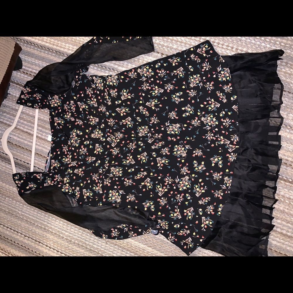 Second sight nyc  dress with pleated underskirt